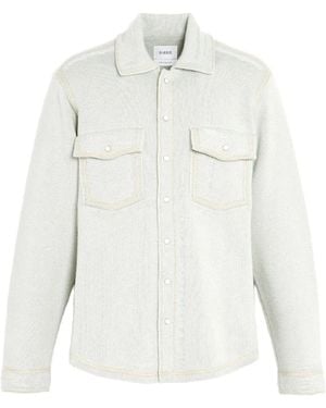 Barrie Gestrickte Hemdjacke - Weiß