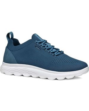 Geox Spherica Knitted Trainers - Blue
