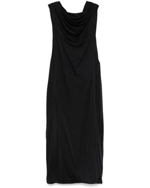 Lanvin Crystal-Detail Mini Dress - Black