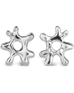 NO MORE Sea Flower Stud Earrings - White