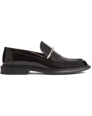Givenchy Pinch Loafer Aus Gebürstetem Leder - Schwarz