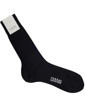 Fursac Ribbed Socks - Blue