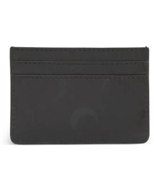 Marine Serre Moon Canvas Cardholder - Black