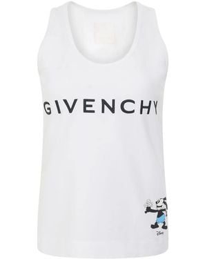 Givenchy X Disney 'oswald Flowers' タンクトップ - ホワイト