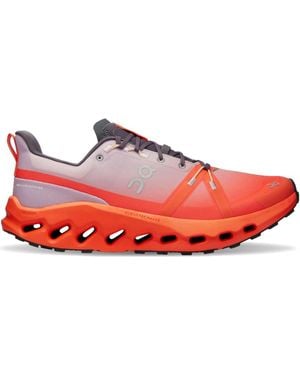 On Shoes Cloudsurfer Trail Trainers - Red