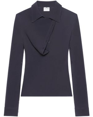 Courreges Oblique Oberteil - Blau