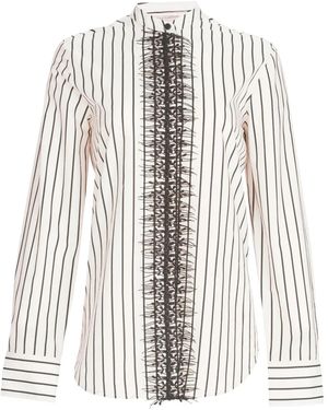 Silvia Tcherassi Blouse Isabell À Rayures - Blanc
