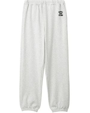 Izzue Logo-Detail Track Trousers - White