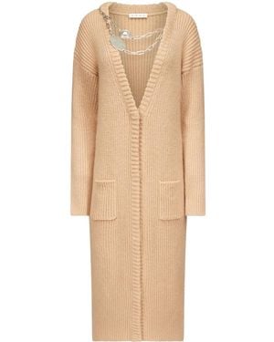 Area Cardigan Con Pietre - Neutro