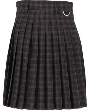 Barbour Carville Pleated Mini Skirt - Black