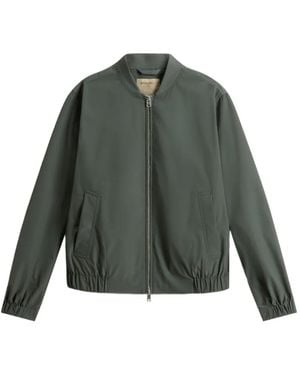 Woolrich Summer Bomber Jacket - Green