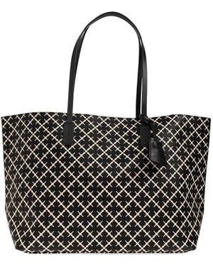 By Malene Birger Abigail Printed Tote Bag - Black
