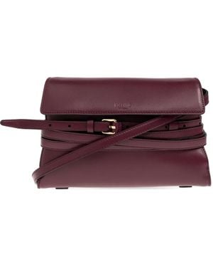 Moschino Sac À Main À Détail De Boucle - Purple