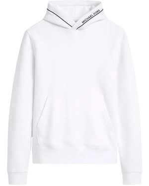 Michael Kors Hooded Graphic Sweatshirt - White