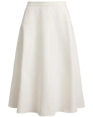 Polo Ralph Lauren A-Line Panelled Skirt - White
