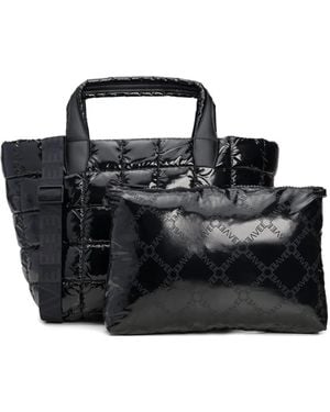 VEE COLLECTIVE Quilted tote bag - Negro