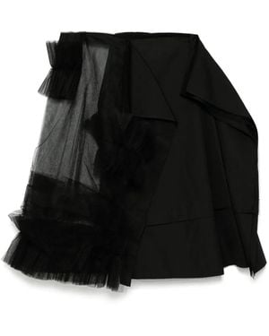 Comme des Garçons Rok Met Vlakken - Zwart