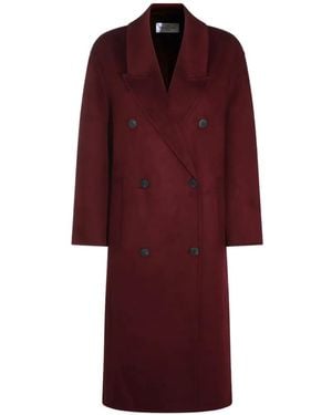 The Dynamis Studio Double-Breasted Coat - Red