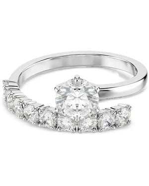 Swarovski Ring Mit Kristallen - Weiß