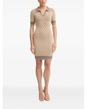 Guess 4G Logo Mini Dress - Natural