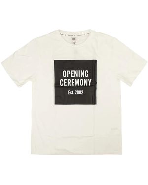 Opening Ceremony T-Shirt mit Logo - Weiß