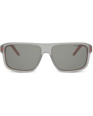 Tag Heuer Rectangle-Frame Sunglasses - Grey