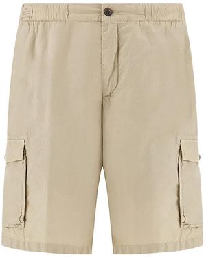 Paul & Shark Cargo Bermuda Shorts - Natural