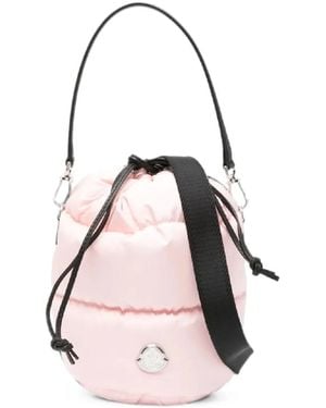 Moncler Caradoc Padded Bucket Bag - Pink