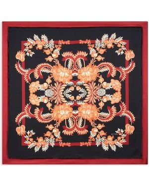 Etro Seidenschal Mit Print - Schwarz