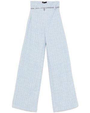 Maje Tweed Trousers - Blue