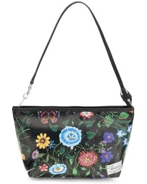 Gucci Small Lady Lunetta Flora-Print Tote Bag - White