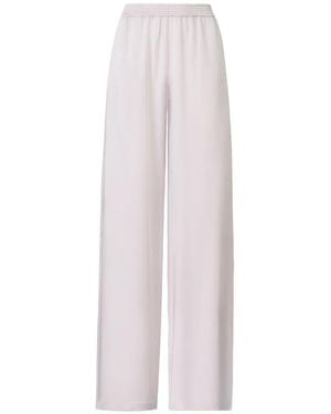 Fabiana Filippi Elasticated-Waist Wide-Leg Trousers - White