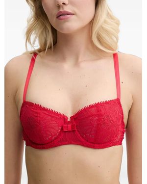 Chantelle Day To Night Lace-Trim Bra - Red