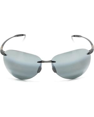 Maui Jim Sugar Beach リムレス サングラス - ブラック