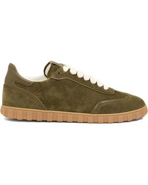 Ami Paris Step Leren Low-Top Sneakers - Groen