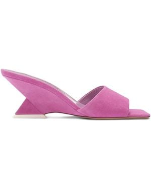 The Attico Cheope 60mm Wedge Sandals - ピンク