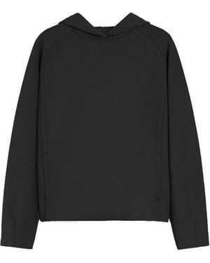 Max Mara Long-Sleeve Hoodie - Black