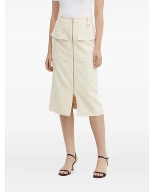 Joop! Falda midi con bolsillos con solapa - Neutro