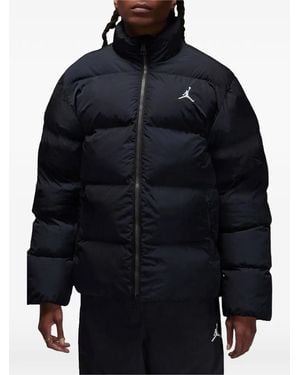 Nike Logo-Detail Puffer Jacket - Blue
