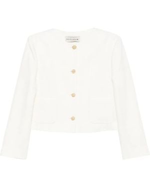 Occleus Milan Fitted Jacket - White