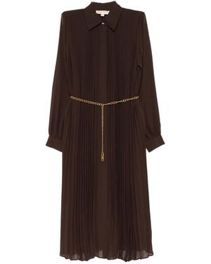 Michael Kors Georgette Dress - Brown