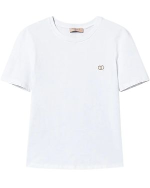 Twinset Oval T-Plaque T-Shirt - White