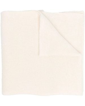 DIESEL K-Coder Ribbed Wool-Blend Scarf - Natural