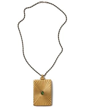 Versace Collana Circe Con Pendente - Metallizzato