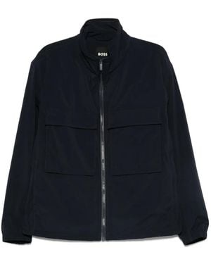 BOSS Zip-Front Pocket Jacket - Blue