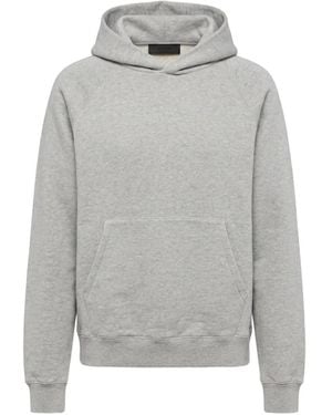Prada Elbow-Patch Raglan-Sleeve Hoodie - Grey