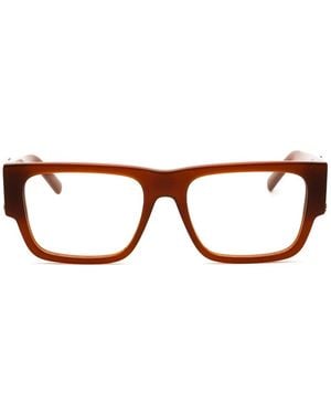 MCM Brille Mit Eckigem Gestell - Braun