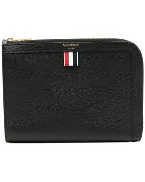 Thom Browne Gusset Folio 財布 - ブラック