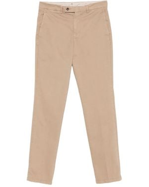 Berwich Flat-Front Trousers - Natural