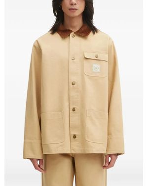 Sporty & Rich Corduroy-Collar Jacket - Natural